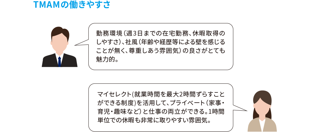 TMAMの働きやすさ